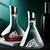 Creative Wine Decanter 1500ml Built-in Iceberg Lead-free Crystal Luxury High-end Home Red Divider Pot 240419