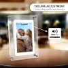 Frame gesneden cadeau acryl digitaal fotolijst 5 inch ips scherm 1000AMH batterij 2g geheugenvolume knop ondersteuning Video foto afspelen