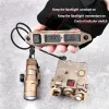 Lichter Taktischer Airsoft -Dualfuktionsschalter für surefir M300 M600 Stecker Taste Fernbedienung 20 -mm -Schiene MLOK Keymod DBAL PEQ Laser
