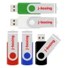 Drives JBoxing Pendrive Metal USB Flash Drive 64 GB 32 GB Flash Disk USB Memory Stick CLE USB 16 GB 128 GB Lagringsenhet för Computer Mac