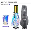 Bags PGM Golf Bag Waterproof Golf Bracket Bag Ladies Colorful Retractable Ball Bag Four Wheel Flat Push Air Consignment Bag 2022 New