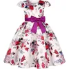 Mädchen Kleid Kinder Prinzessin Kleid Vintage Print Kleid Festival Host Kinderkleid Kleid