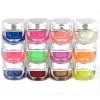 Gel 12 couleurs Glaze UV Gel Verre Gel Polon à ongles Nail Art Art Design Diy Manucure Sequins Gel Extension des ongles