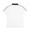 2024 Męska letnia koszula Polos Marka Bawełniana bawełniana firma z krótkim rękawem Casual Striped Designer Homme Camisa oddychał A6