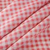 Table Cloth Pink Plaid Round Tablecloth With Tassel Anti-stain Elegant Tablecloths Cover Arty Cloak