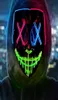 2023 Festive Party Halloween Mask LED Light Up Funny Masks The Purge Election Year Great Festival Cosplay Costume Supplies4288537
