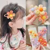 ヘアアクセサリー2 PCS/セット新しい女の女の子のかわいい色スパンコール花飾りヘアクリップチルドセウィーバレットヘアピンキッズヘアアクセサリー