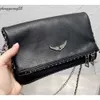 Zadig Voltaire Bag Cowhide na ramieniu torby krzyżowe WING KOBIETA KOMANIA MANGER MSSENTER BOG Designer Luksusowe torebki moda SAC Zadig Voltaire Bag 1324