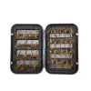 Tillbehör 12/24 st myggflugfiskflugor Ställ insekts betar för öring torr flue lock kit fluefiske #12