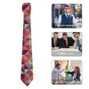 TIE TIE DA MENS TIGHIE GEO CORNO COLLE TRIANGLE COLORE NOVITÀ CHUAD CHUAND DESIGNO CHE PERSONE DI QUARDE CATTURA ACCESSORI NATTURA