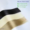 JSNME CINTA EN CAILLO INVISIBLE INS RIEM HUMANTE INS HUMANO RENA MARRÓN NEGRA Rubia 20pcs 1624 pulgadas para el salón 240419