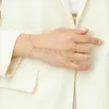 Länkarmband Chengxun Crystal Zircon Armband Ring for Women Girls Simple Hand Harness Bangles Pendant
