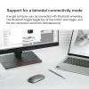 Мыши Lenovo xioxin Air Wireless Bluetooth Portable Premium Premium Dual Med Metal Computer Computer и Office Mouses Mini для игровых ноутбуков