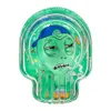 Röktillbehör rökningssats Tobakserien Glass AshTray 95mm Ghost -Headed Bong