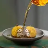 حيوانات أليفة شاي رمال أرجوانية حيوان أليف مصنوع يدويًا دوريان القنفذ النموذج