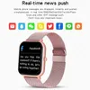 Armbandsur 2024 Ny Bluetooth Call Smart Watch Women Män hjärtfrekvens Blod Syre Voice Assistant 100+Sports Ladies Smartwatch för Xiaomi 240423