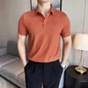 Polos de polos pour hommes Vêtements de luxe coréens de haute qualité