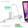 Chargers Typec USBC Power Adapter 18W 30W 45W 60W 65W QC3.0 PD Зарядное устройство для Xiaomi USBC ноутбуки MacBook Pro/Air Samsung iPhone iPad Pro