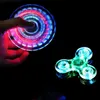 Luzes LED de brinquedo de descompressão coloridas de ponta de dedos de ponta de dedão Gyro 5 estilos 5 estilistas giratórios giratórios giratórios de dedos