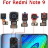 Câbles pour xiaomi redmi note 9 selfie vue frontale arrière arrière avant arrière face à la réparation petite caméra module de rechange flexion