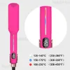 Infrared Hair Straightener Curler Titanium Plate Fast Heating Flat Iron 230 / 450F Professional Salon Styling Tool 110V-240V