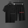 Дизайнеры мужские спортивные костюмы спортивные шорты Полос Рубашки Set Sleater Fashion Mens Mens Polo Cule Jogger.