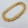 Hip Hop Jewelry Fashion Style Luxury e pesado colar super grande colar cubano Big Ass link Chain Miami Cuban Link