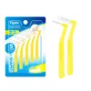 2024 Interdental Brush Curved Interdental Brush Cleaning Tooth Socket Toothbrush Correction Tooth Gap Cleaning Brush 5/10 PCsfor curved toothbrush cleaner