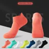 Socks 1 Pair Men Women Running Socks Cotton Thin Breathable Riding Cycling Basketball Sports Socks Nonslip Low Cut Ankle Short Socks