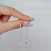 Stud -oorbellen 2024 roestvrijstalen kubieke zirkonia ketting oorbuien voor vrouwen kleine sterrenmaan hangende kraakbeen piercing sieraden
