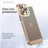 Cell Phone Cases Heat Dissipation Phone Case For Iphone 13 11 12 14 15 Pro Max 14 15 Plus X XR XS Max 12 13 Mini Cover Electroplated Border Shell d240424