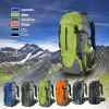 Tassen LIXADA 50L Outdoor Sport Backpack Nylon Rucksack Waterdichte klimtassen met regenbedekking Camping Wandel wandelen Treking knapzak