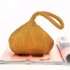 Drawstring Lovevook Women Evening Clutch Luxury Handtas Tassen Ontwerpbeurs en voor feest/bruiloft Soft Bead Diamond Bag