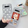 Obudowy telefonu komórkowego dla Samsung Galaxy S10 S10e S 10 Plus Case Telefon Cartoon Tylna pokrywa Tranrzysta miękki silikonowy kwiat Fundda dla Samsung S10+ Cute 240423