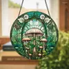 Figurines décoratines Rétro acrylique pendentif champignon motif rond