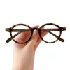 NEU Individual Vintage Round Small Frame Unisex Bt664 Italien Pure-Plank Fullrim-Brille 45-22-145 für verschreibungspflichtige Brillenbrillenbrille Fullset Design Hülle