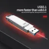 Drives USB Flash Drive USB3.1 High Speed ​​PD179 64GB 128G 256G 512G Slide Metal USB Läs hastighet upp till 60120MB/s