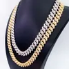 13.5mm Wide Hip Hop d Color Moissanite Diamond Cuban Link Chain Necklace