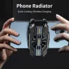 Refroidissers Universal Phone Mobile Game Game plus refroidissement Système de refroidissement Fan GamePad Holder Stand Radiateur pour iPhone Xiaomi Huawei Samsung Téléphone