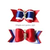 Abbigliamento per cani 50 pezzi americani Indipendence Day Pet Hair Bows Diamond per cagnolini animali domestici 4 ° JY Accessori Delivery Delivery Home Garden Su Dh2lg