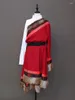 Ubranie etniczne Tybetańskie kostium tańca męskiego płaszcza szaty