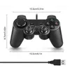 Игровые контроллеры джойстики USB Wired Controller для PlayStation 3 Double Vibration Shock for Gamepad Joypad Joystick Contrope для ПК -игровой консоли D240424