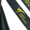 Продукты wtf kukkiwon taekwondo черный ремень ширина 5 полиэфирные хлопковые боевые искусства