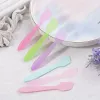 Liquids 500pcs Disposable Facial Cream Mask Tip Spatulas Makeup Frosted Cosmetic Skin Care Facial Cream Scoops for Mixing and Sampling