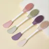 Scrubbers Double Head Silicone Face Mask Brushes Facial Cleansing Brush Facial Pore Cleaner Brush Mud Film Applicator Women Cleaning Tools