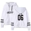 Sweatshirts Kpop GOT7 team the same style printing fleece pullover hoodies for i got7 autumn winter unisex sweatshirt hoodie brand jacket