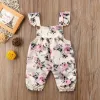 One-Pieces 2018 tout nouveau nouveau-né pour tout-petit bébé Baby Girl Strap Flower Romper Jumps Suitt Sleevel Sunsuit Baby Baby Summer Vêtements 024M