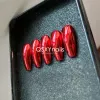 Paillettes 20g / 50g étonnant Scarlet Blood Red Gloss Mirror Powder Nail Chrome Pigment paillette Frottez lisse pour Nail Art Gel Rouillon