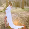 Supplies Sexy Summer Maternity Photography Props Pregnancy Long Dress for Photo Shoot Strapless Maxi Dresses Vestido