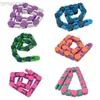 Decompression Toy 24 Knots Wacky Tracks Snap And Click Fidget Antistress Chain Toy For Children Kids Bike Chain Stress Relief Adult Sensory Gifts d240424